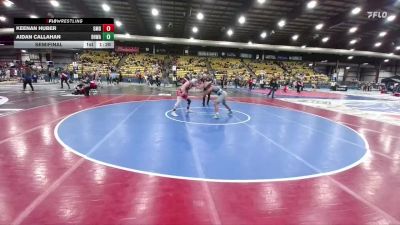 150 lbs Semifinal - Aidan Callahan, Black Hills Wrestling Academy vs Keenan Huber, Glendive Mat Devils