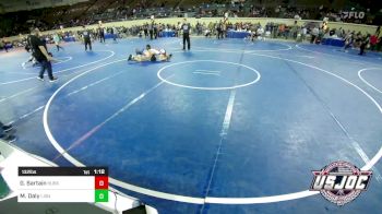 132 lbs Semifinal - Garrison Sartain, Husky Wrestling Club vs Maxwell Daly, Lions Wrestling Academy