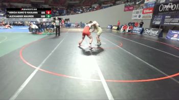 5A Boys 285 lbs Cons. Semi - Kekoa Kaho`O Kaulana, Ashland Boys vs Alexander Maurer, Canby Boys