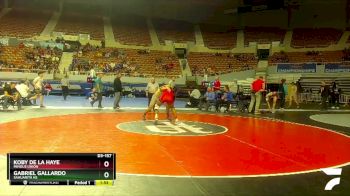 D3-157 lbs Quarterfinal - Gabriel Gallardo, Sahuarita Hs vs Koby De La Haye, Mingus Union