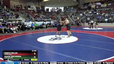 5A 285 lbs Cons. Round 1 - Marco Millan, Russellville vs Eason Kincannon, Lake Hamilton