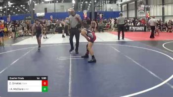 78 lbs Quarterfinal - Zaiyahn Ornelas, Team Zapas vs Aidan McClure, Spar