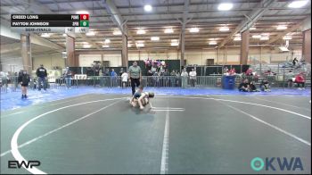 55 lbs Semifinal - Creed Long, Powerhouse Blue vs Payton Johnson, Spring Klien
