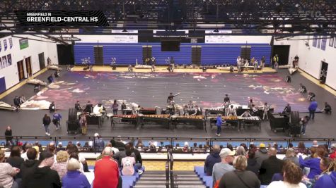 Greenfield-Central HS "Greenfield IN" at 2026 WGI Percussion Indianapolis Regional+