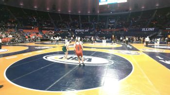 1A 215 lbs Champ. Round 1 - Graham Blackwell, Warrensburg (W.-Latham) vs Cade Poyner, Coal City
