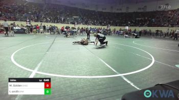 55 lbs Quarterfinal - Maddox Golden, Choctaw Ironman Youth Wrestling vs Tucker Smith, Spiro Bulldog Wrestling