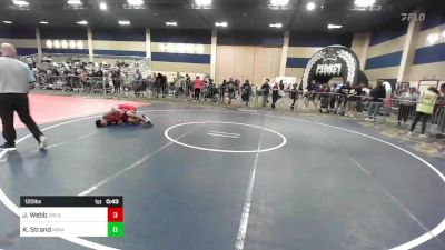 120 lbs Consi Of 64 #2 - Jaiden Webb, Great Oak HS vs Kristofer Strand, Mira Mesa Wrestling