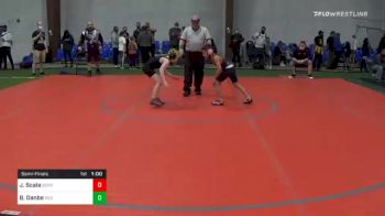 70 lbs Semifinal - Joseph Scala, Bergenfield vs Brian Danbe, Red Nose