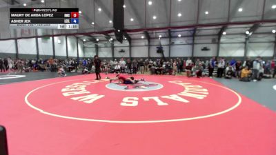 126 lbs Cons. Rd Of 32 - Maury De Anda Lopez, Rhinos Wrestling Club vs Asher Jex, Legacy Elite