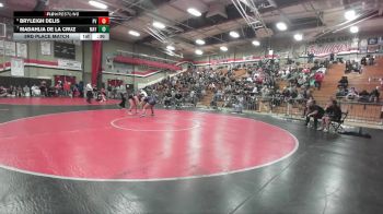 135 lbs 3rd Place Match - Madahlia De La Cruz, Mayfair vs Bryleigh Delis, Paloma Valley