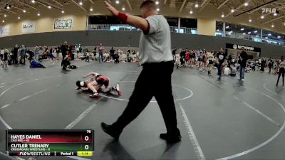 76 lbs Round 3 - Hayes Daniel, Cali Red vs Cutler Trenary, Crossroads Wrestling