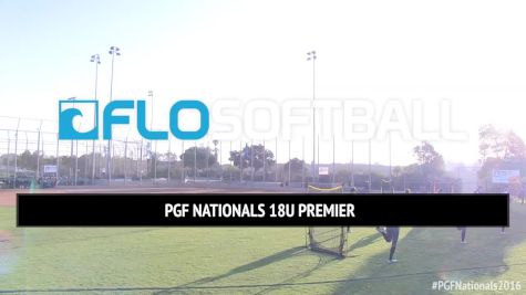 California Cruisers vs Aces   2016 18U Premier PGF Nationals