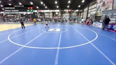 50 lbs 1st Place Match - Brinley Johnson, Southwest Wrestling Academy vs Camri Bales, Eastside United