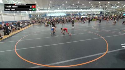 106 lbs Champ. Round 2 - Derik Kiefer, Roundtree Wrestling vs Grady Lanz, Unattached
