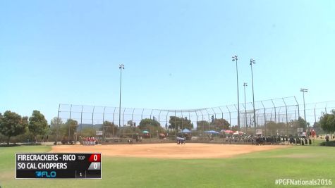 So Cal Choppers vs Firecrackers Rico   2016 18U Premier PGF Nationals