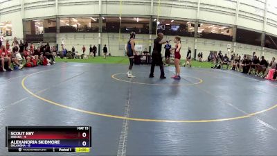 97 lbs Round 2 (8 Team) - Scout Eby, Indiana vs Alexandria Skidmore, Oklahoma