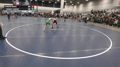 120 lbs Champ. Rd Of 16 - Jeremy Carver, Contenders Wrestling Academy vs Carson Miles, Reddot Wrestling Club
