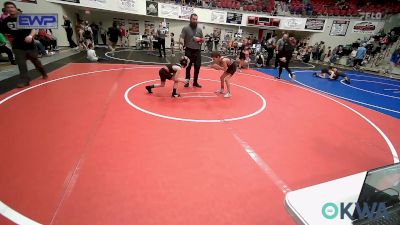 61 lbs Quarterfinal - Cole Schiltz, Verdigris Youth Wrestling vs Asher Slavens, Honey Badgers Wrestling Club