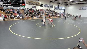 157 lbs Champ. Round 1 - Laban Green, Wabash vs Luke Robards, Indianapolis