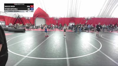 78 lbs Cons. Round 1 - Rocco Mion, Poynette Panther Youth Wrestling vs Ryder Mitchell, Askren Wrestling Academy