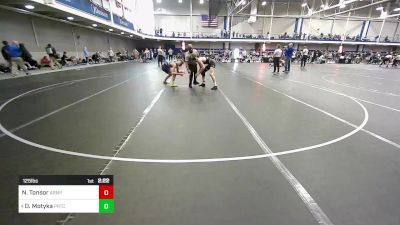 125 lbs Round Of 16 - Noah Tonsor, Army-West Point vs Davis Motyka, Prtc