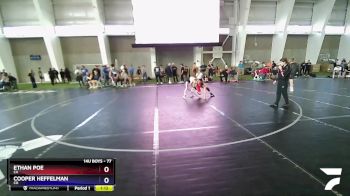 77 lbs Cons. Round 2 - Ethan Poe, CA vs Cooper Heffelman, CO