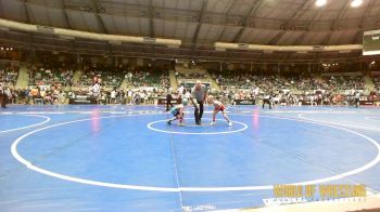 55 lbs Consi Of 16 #2 - Dawson Brown, Contender Wrestling Academy vs Chattan Campbell, CYWC