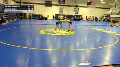 133 lbs 3rd Place Match - Aiden Shields, Fort Hays State vs Michael Brennan, Ouachita Baptist