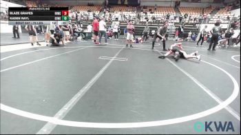 76 lbs Consolation - Blaze Graves, Red Ryder Wrestling Club vs Kaden Rayl, D3 Wrestling Cluib