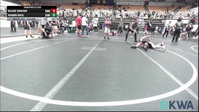 76 lbs Consolation - Blaze Graves, Red Ryder Wrestling Club vs Kaden Rayl, D3 Wrestling Cluib