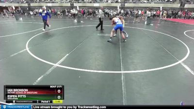 145 lbs Cons. Round 2 - Espen Pitts, Wisconsin vs Ian Bronson, Victory School Of Wrestling