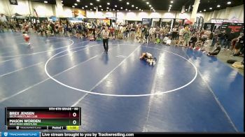 80 lbs Round 3 - Brex Jensen, Delta Wrestling Club vs Mason Worden, Gold Rush Wrestling