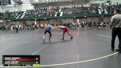 165 lbs Champ. Round 2 - Louie Cerchio, Spartan Combat RTC vs Tommy Bennett, Northern Illinois