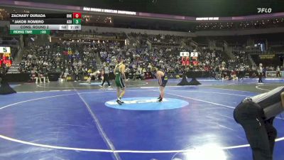 133 lbs Cons. Round 2 - Jakob Romero, Adams St. vs Zachary Ourada, Neb.-Kearney
