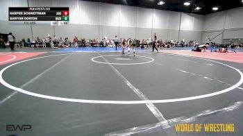 110 lbs Rr Rnd 1 - Harper Schwettman, Jokers 12U vs Sawyer Dorton, Washington 12U