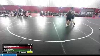 285 lbs Semis & 1st Wb (8 Team) - Jaxson Browning, Maysville vs Alex Angel, Glenbard East