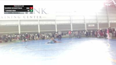 44 lbs Cons. Round 2 - Ledger Reid, Idaho vs Warren Schwettman, No Escape Wrestling Academy