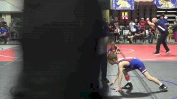 54 lbs Champ. Round 2 - Luke Grossman, Billings Wrestling Club vs Cooper Mikkelson, Shepherd