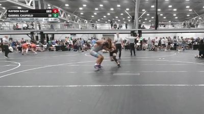 190 lbs Quarterfinals (8 Team) - Xayden Sallit, Grit Mat Club Blue vs Gabriel Caufield, Iron Horse Blue