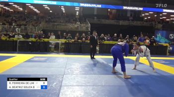 REBECA FERREIRA DE LIMA vs ANA BEATRIZ SOUZA BRANDÃO 2024 Pan Jiu Jitsu IBJJF Championship