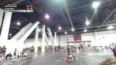 50 lbs Semifinal - Jesse Morales, SoCal Hammers vs Elijah Beck, Top Rank Hammers