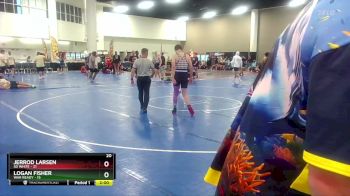 150 lbs Round 2 (6 Team) - Logan Fisher, War Ready vs Jerrod Larsen, SD White