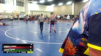 150 lbs Round 2 (6 Team) - Logan Fisher, War Ready vs Jerrod Larsen, SD White