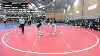 132 lbs Quarterfinal - Emma Rial, Trumbull vs Nevaeh Grunhuvd, Massabesic