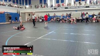 140 lbs Round 4 (6 Team) - Beckett Bovenizer, West Forsyth WC vs Caleb Brux, Grapple Academy