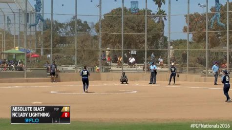 Absolute Blast vs NC Lady Lightning   2016 16U PGF Nationals