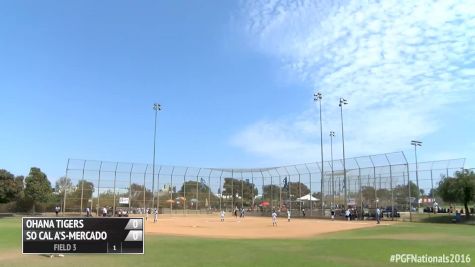 Ohana Tigers vs So Cal As Mercado   2016 16U PGF Nationals