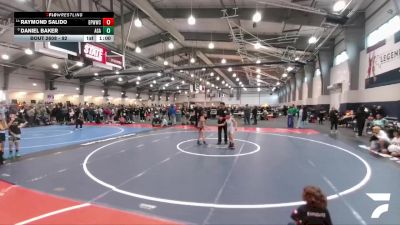92 lbs Cons. Round 1 - Raymond Salido, El Paso Wildcats Wrestling Club vs Daniel Baker, Apex Grappling Academy