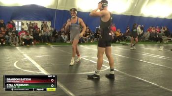 182 lbs Round 3 (8 Team) - Brandon Batson, Ohio Lightning vs Kyle Sandborn, Ohio Titan