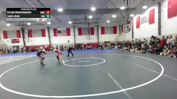 120 lbs Champ. Round 2 - Sara Jean, Canyon Ridge vs Kylee Montenegro, Homedale